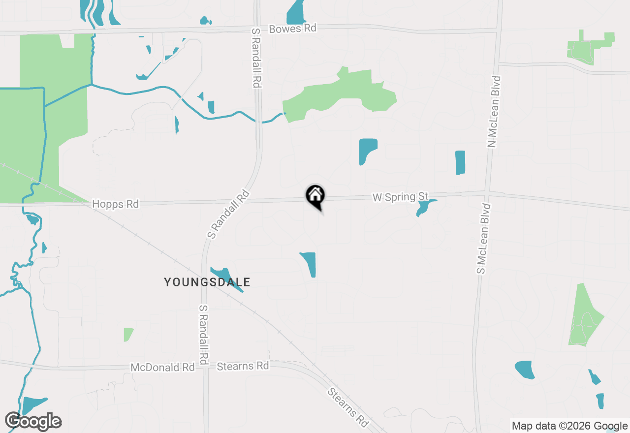 Map of 1450 Ashwood Drive, Elgin, IL 60123