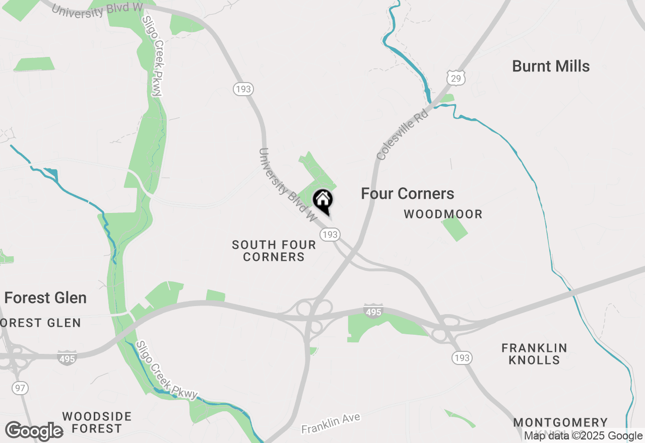 Map of 205 University Boulevard W, Silver Spring, MD 20901