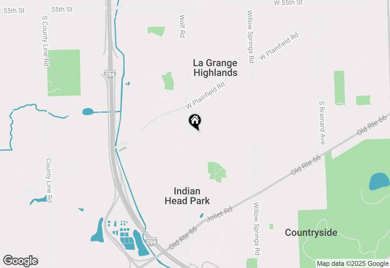 Map of 6213 Edgebrook Lane, Indian Head Park, IL 60525