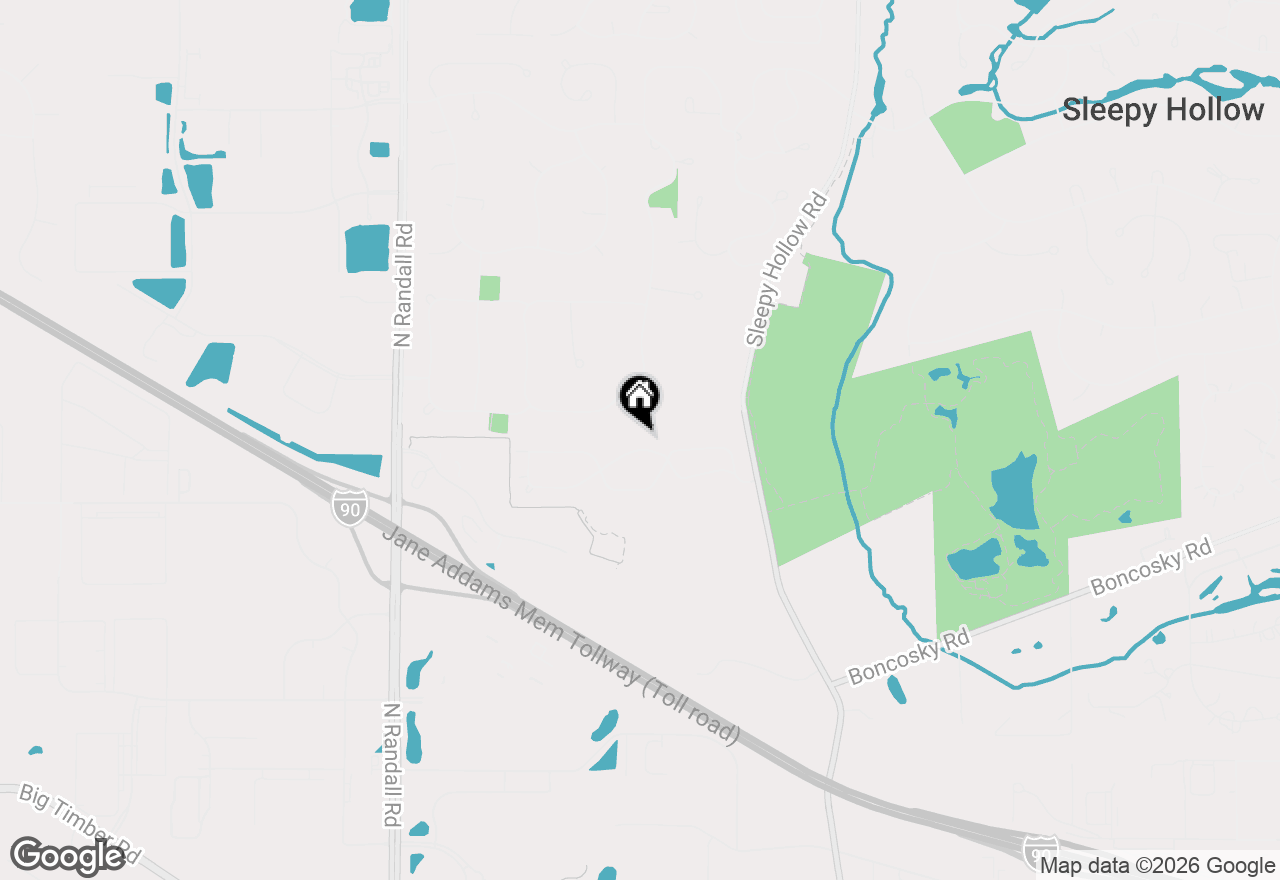 Map of 36w474 Hickory Hollow Drive, Dundee, IL 60118