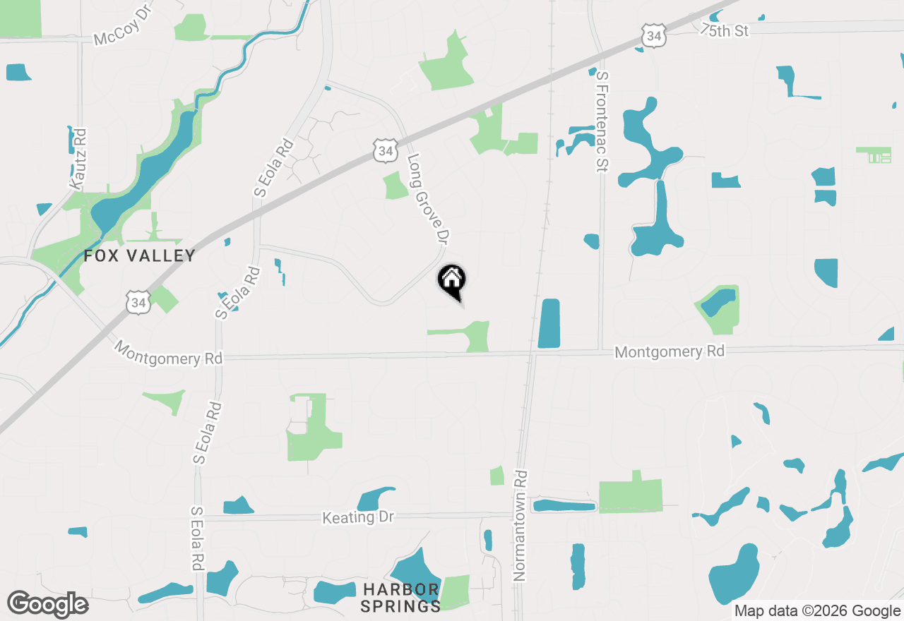 Map of 1210 Camden Lane, Aurora, IL 60504