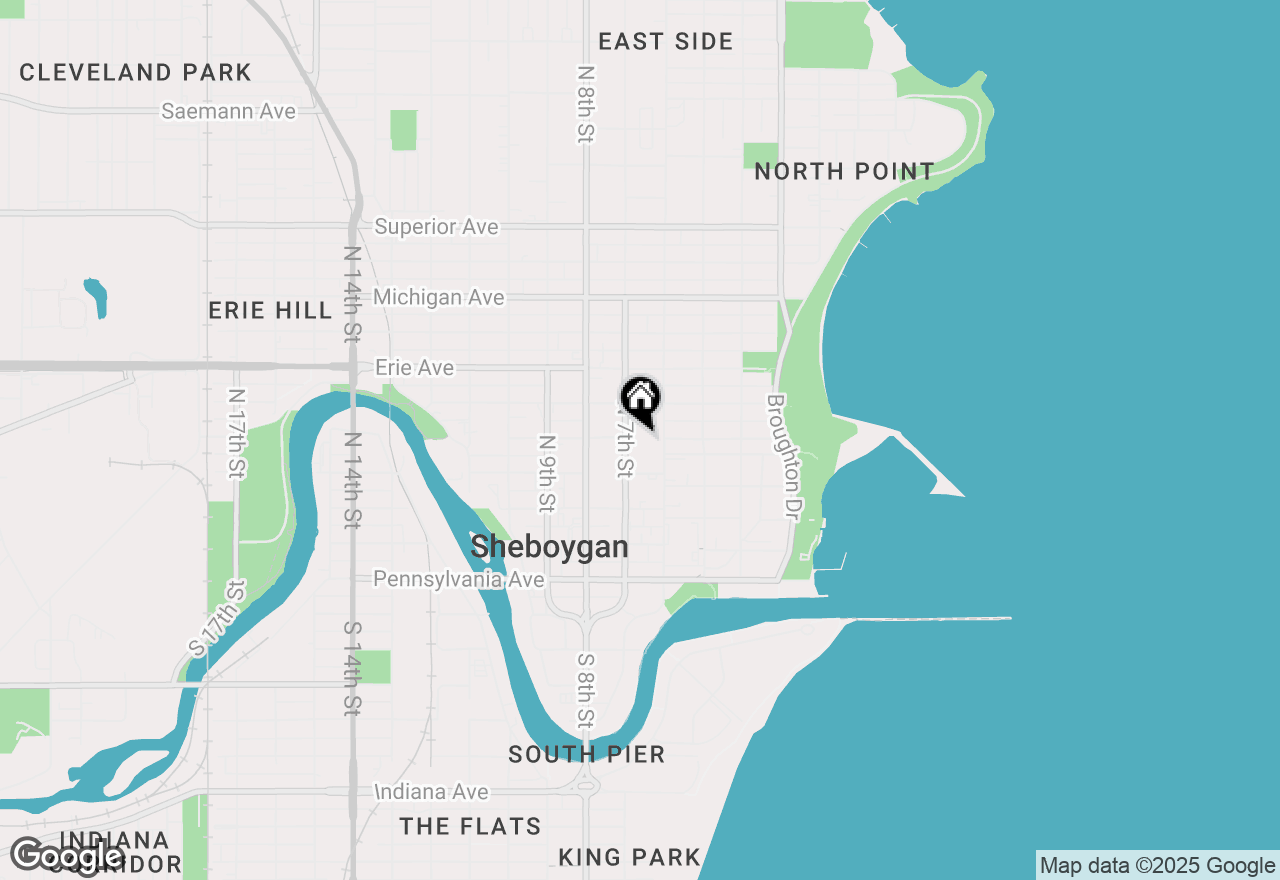 Map of 832 N 6th St #108, Sheboygan, WI 53081