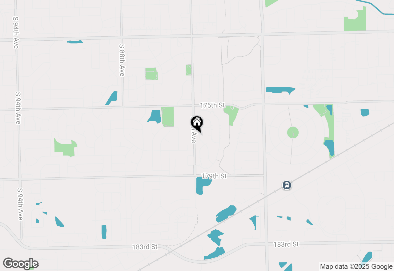 Map of 17640 Lilac Lane, Tinley Park, IL 60477