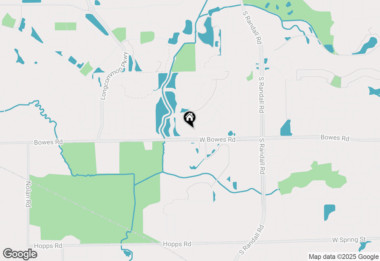 Map of 2596 Venetian Lane, Elgin, IL 60124