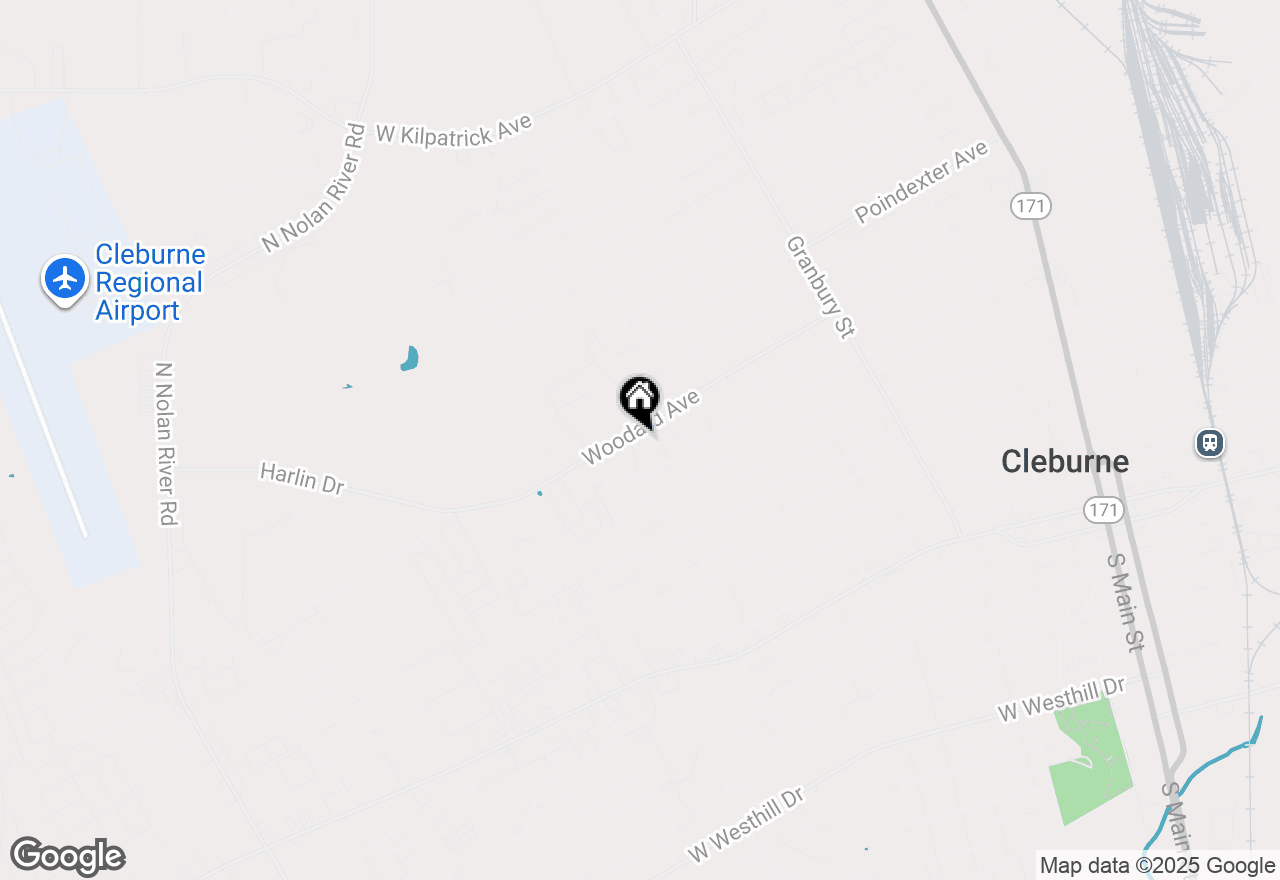 Map of 641 Woodard Avenue #C, Cleburne, TX 76033