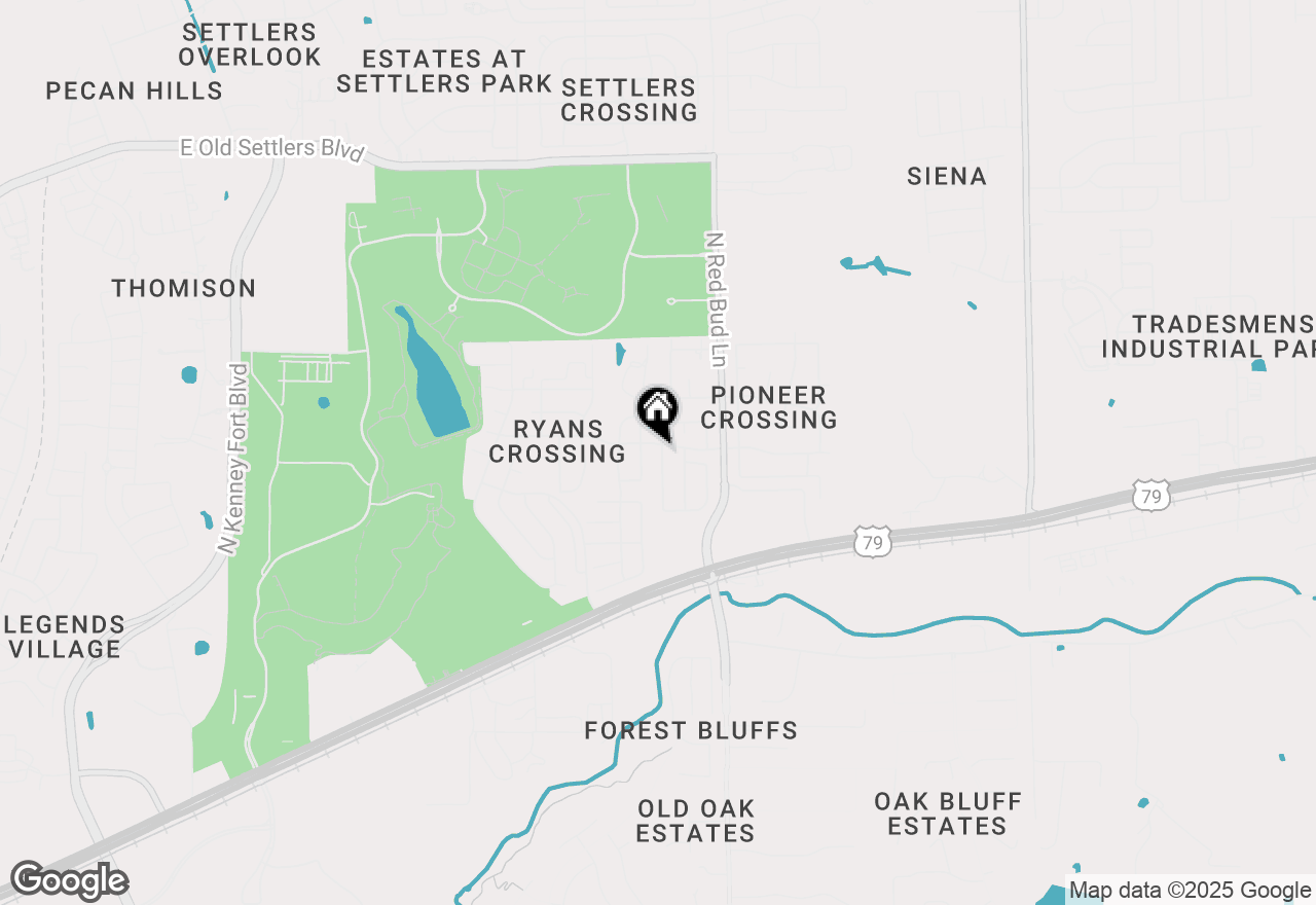 Map of 1305 Rainbow Parke Dr, Round Rock, TX 78665