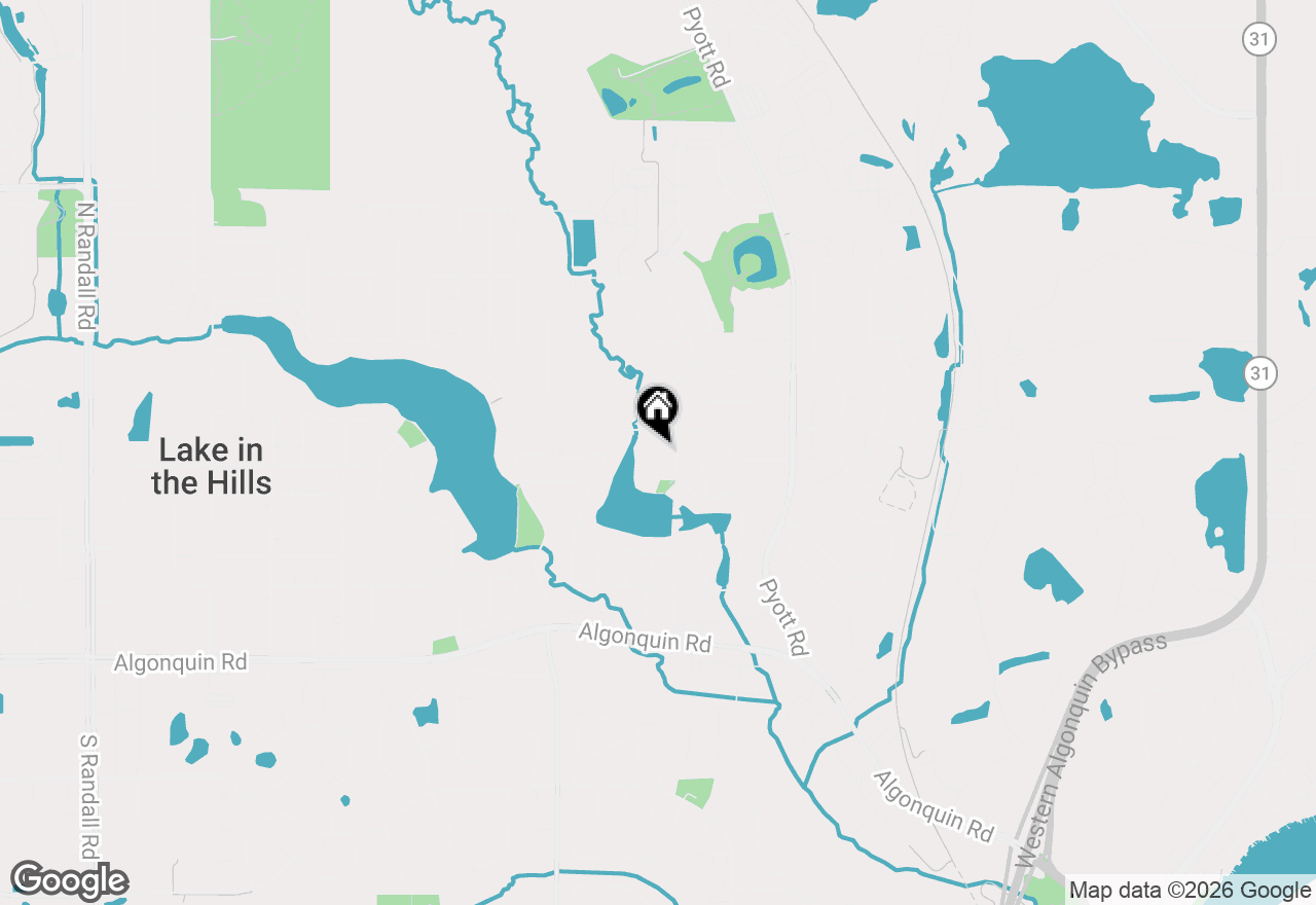 Map of 378 Council Trail, Lake In The Hills, IL 60156