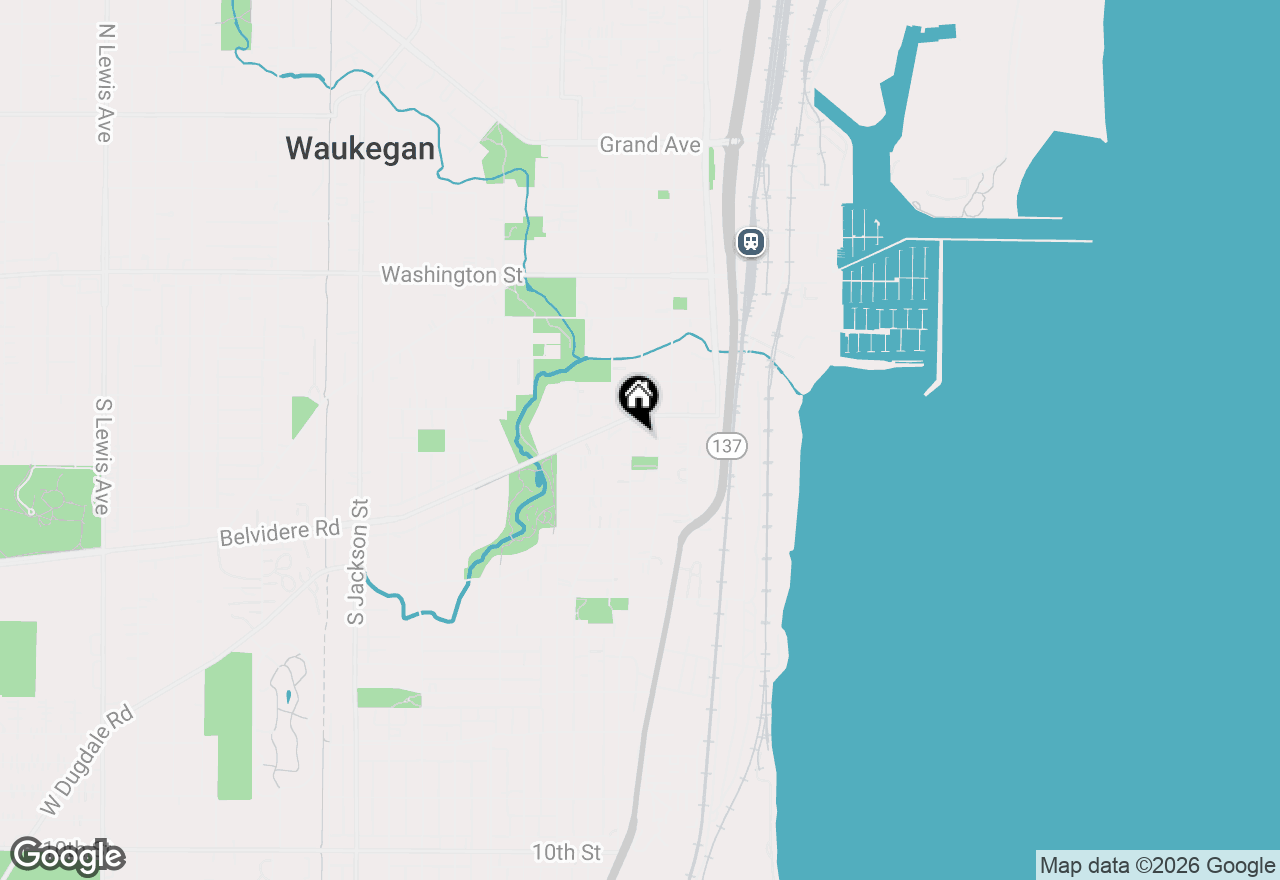 Map of 321 S Martin Luther King Jr Avenue #2, Waukegan, IL 60085