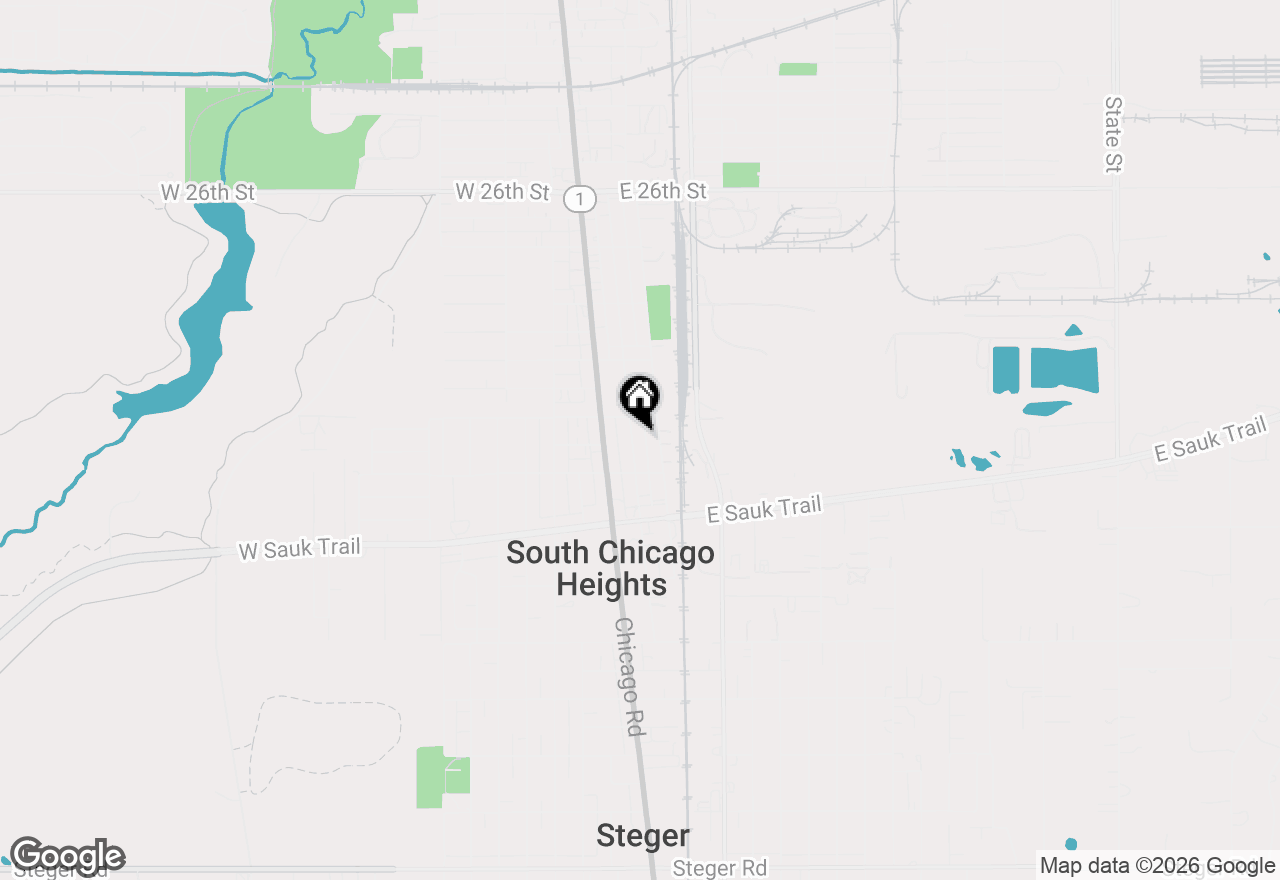 Map of 3019 Commercial Avenue, South Chicago Heights, IL 60411