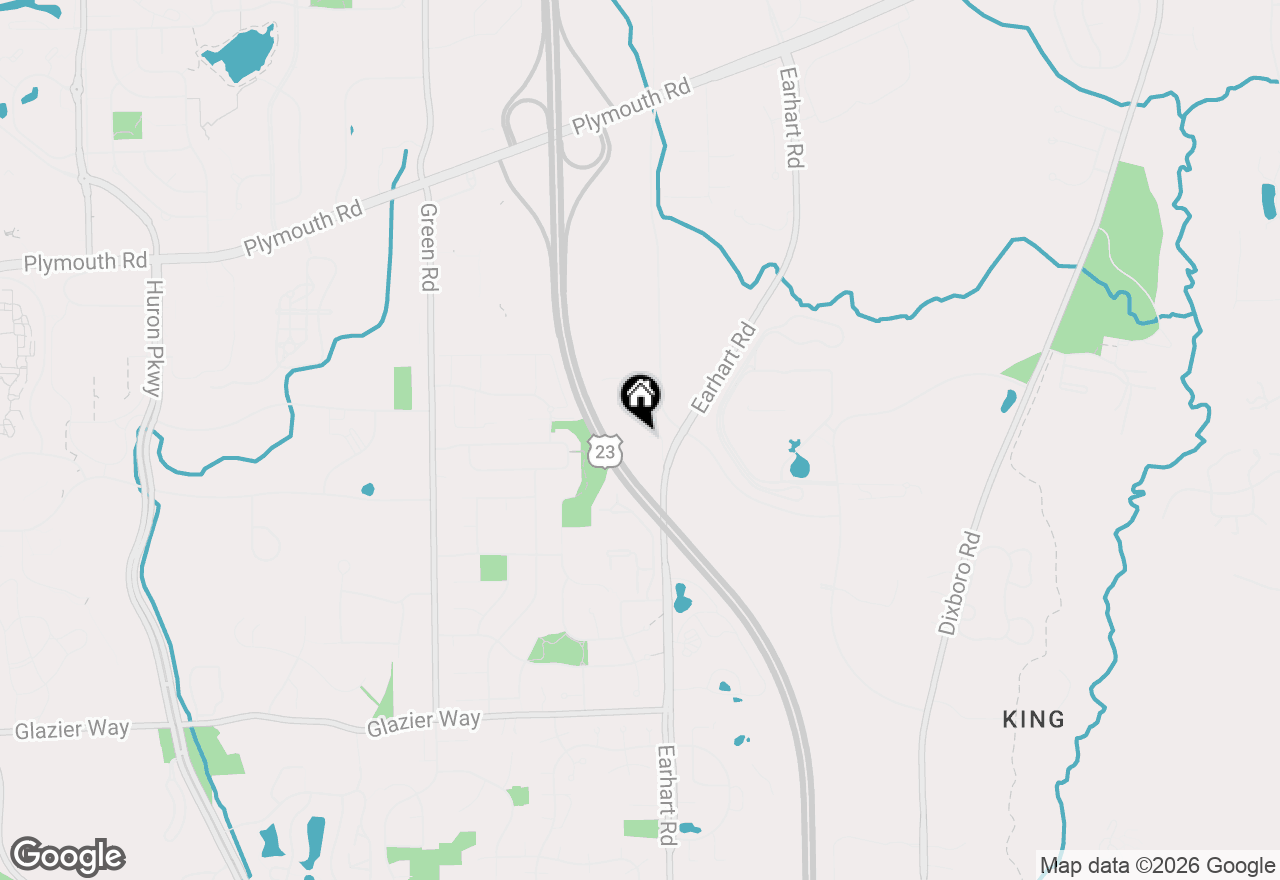 Map of 1575 Earhart Road, Ann Arbor, MI 48105