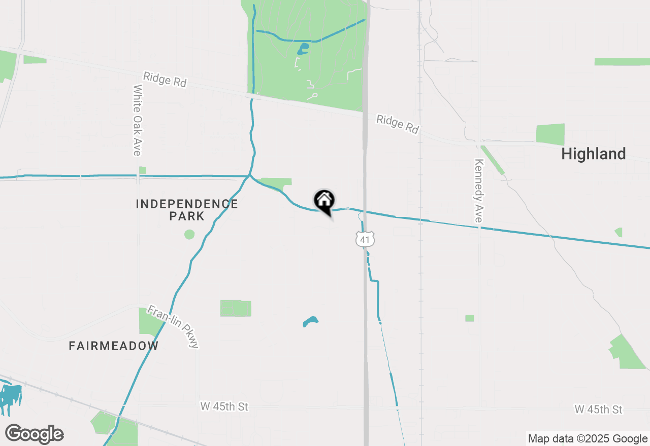 Map of 2256 Bordeaux Walk #C1, Highland, IN 46322