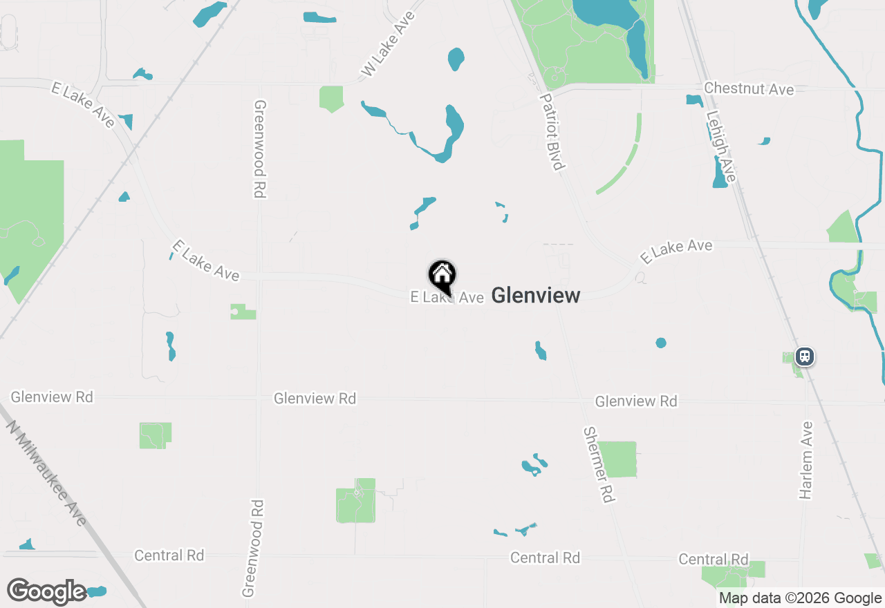 Map of 2804 Park Lane, Glenview, IL 60025
