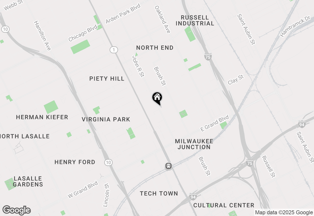 Map of 8041 John R Street, Detroit, MI 48202