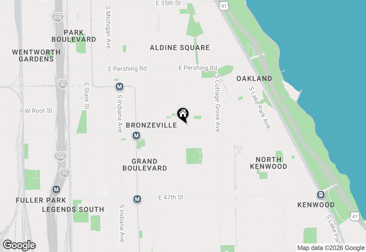 Map of 4240 S Saint Lawrence Avenue, Chicago, IL 60653