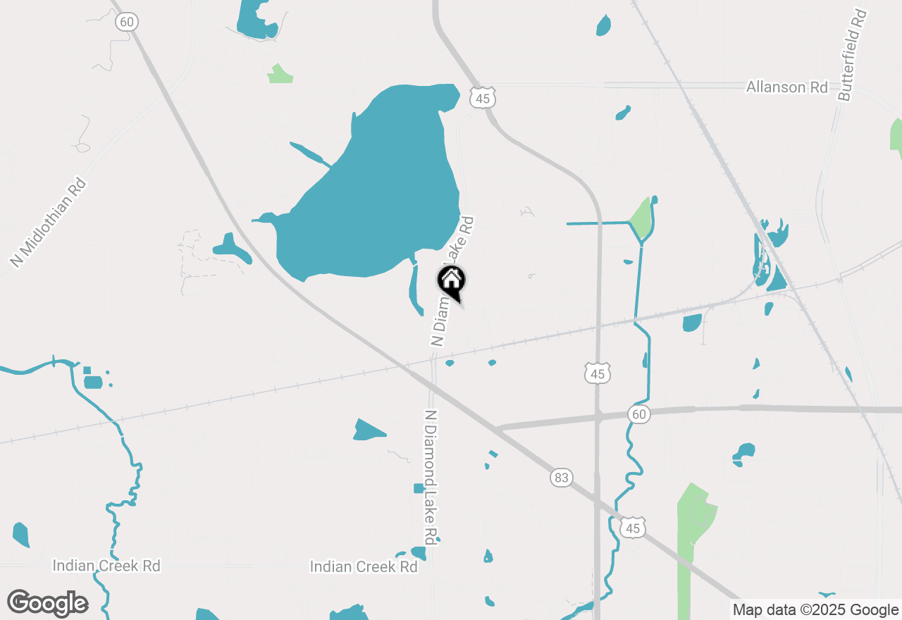 Map of 18951 W Hickory Street, Mundelein, IL 60060