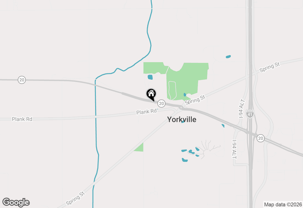 Map of 14829 Washington Ave, Union Grove, WI 53182