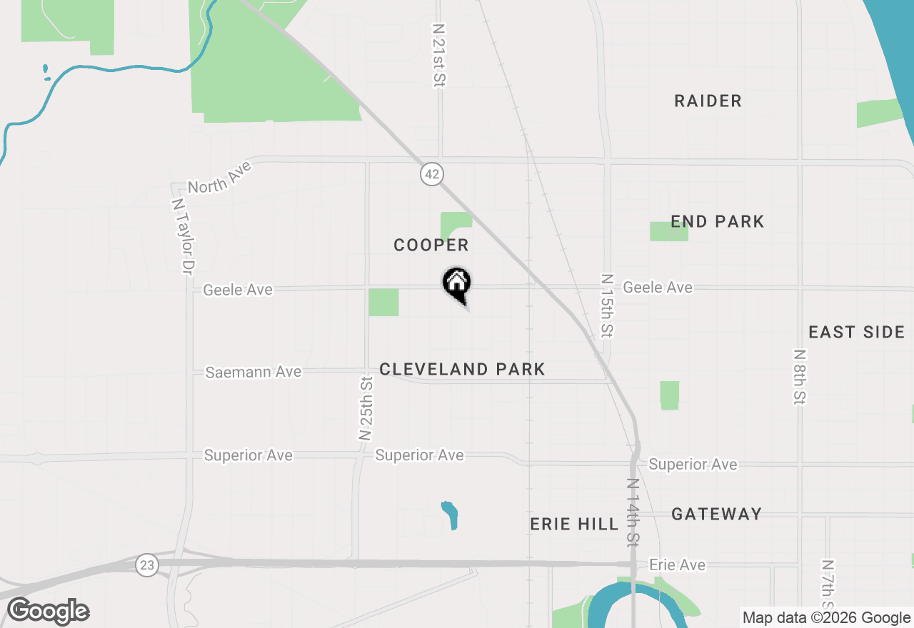 Map of 2103 N 21st St, Sheboygan, WI 53081