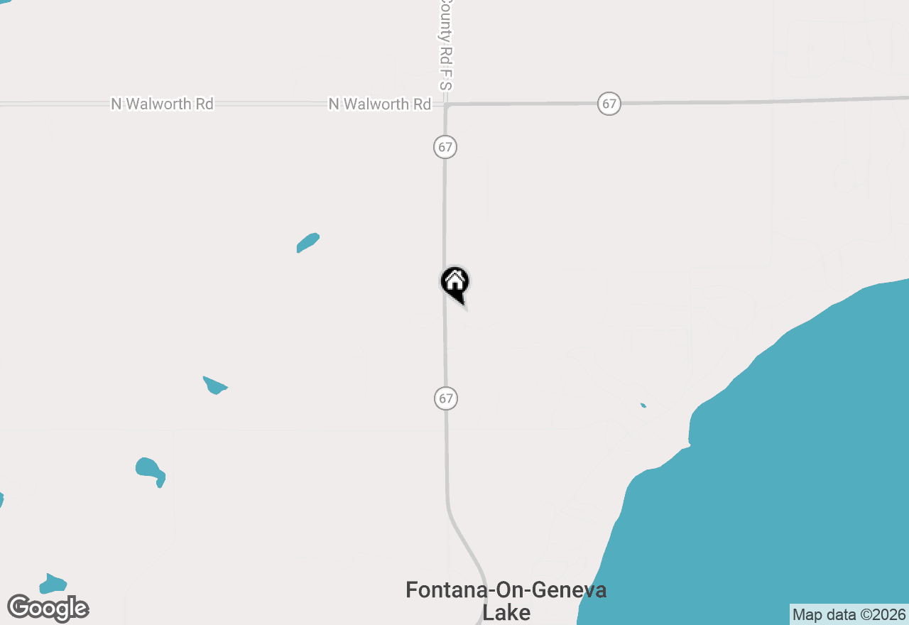 Map of W5692 Sunset Ridge Rd, Walworth, WI 53184