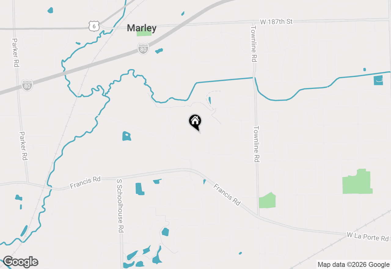Map of 22341 Boulder Ridge Drive, Mokena, IL 60448