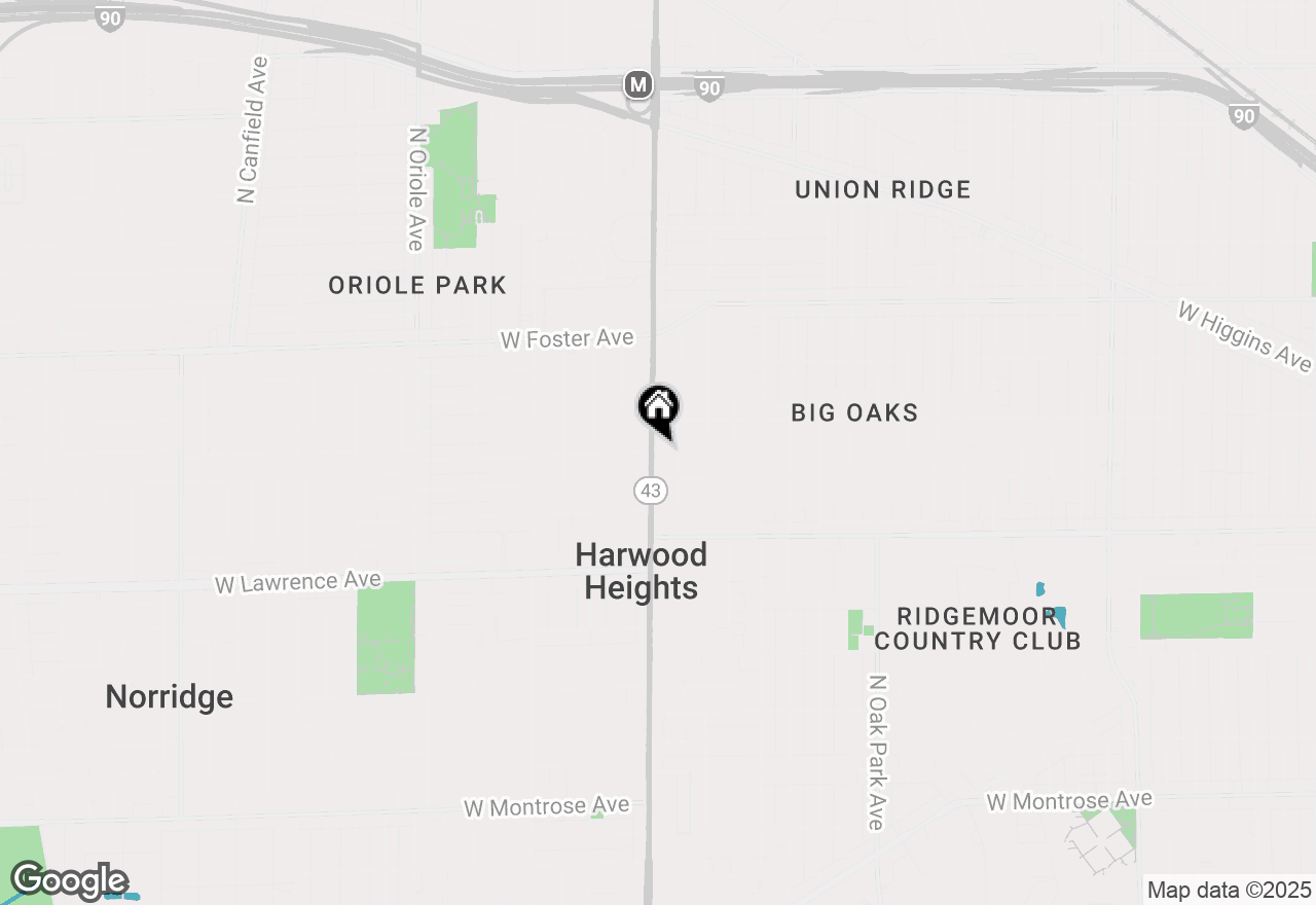 Map of 4925 N Harlem Avenue #3, Chicago, IL 60656