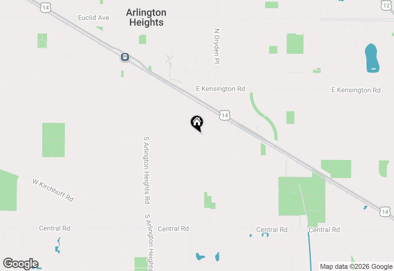 Map of 434 S Beverly Lane, Arlington Heights, IL 60005