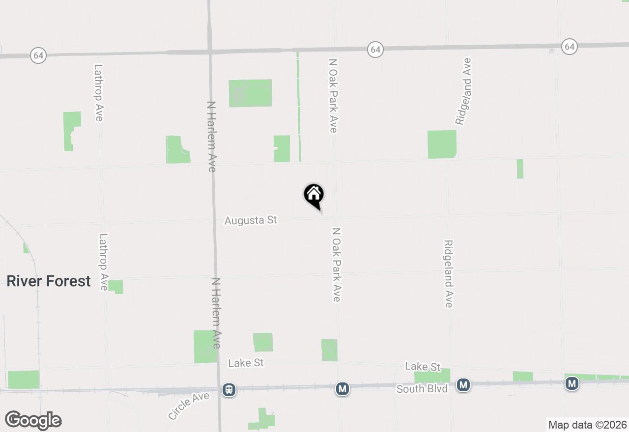 Map of 840 Augusta Boulevard, Oak Park, IL 60302