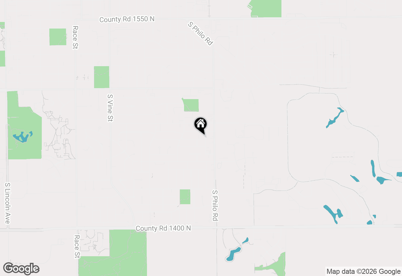 Map of 1320 Brighton Drive, Urbana, IL 61801