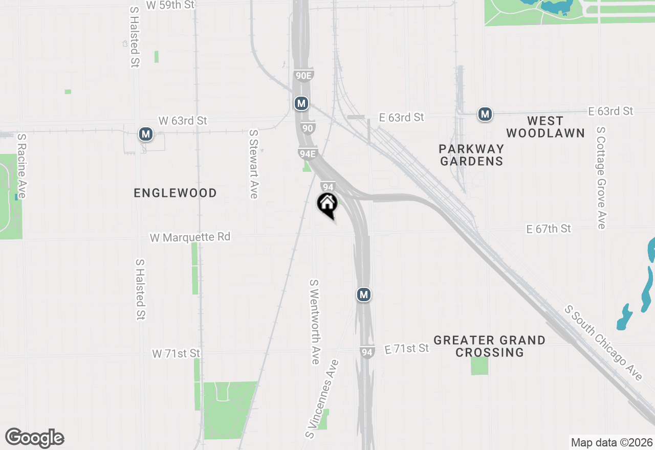 Map of 6640 S Perry Avenue, Chicago, IL 60621