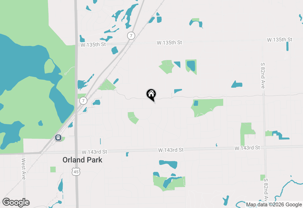 Map of 9024 W 140th Street #3D, Orland Park, IL 60462