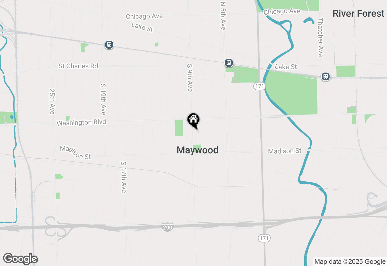 Map of 715 S 9th Avenue, Maywood, IL 60153