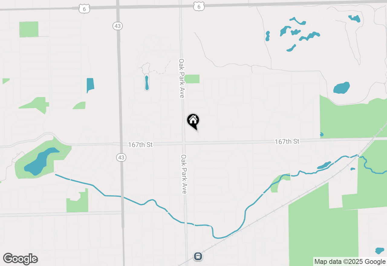 Map of 16649 Oak Park Avenue #203, Tinley Park, IL 60477