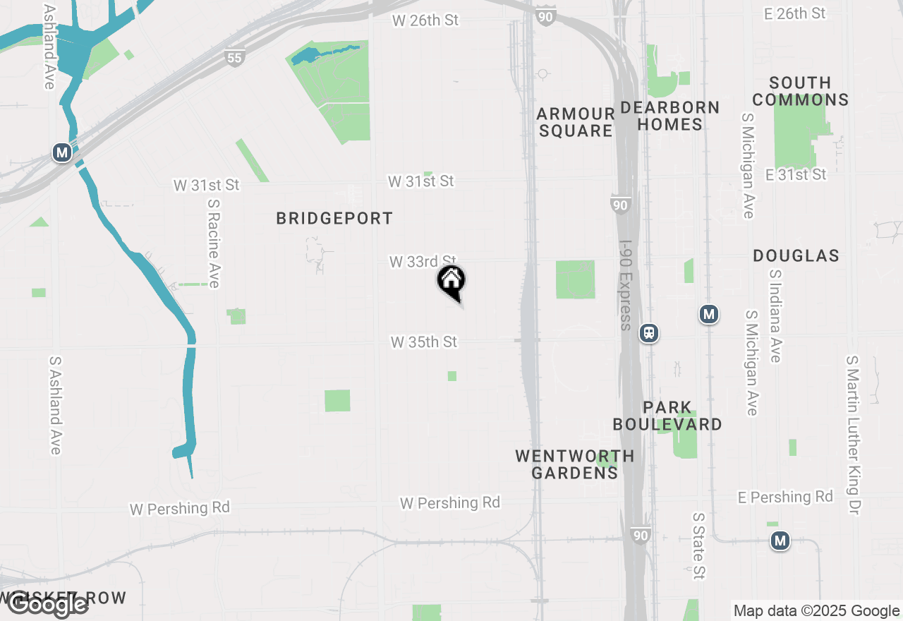 Map of 3410 S Wallace Street #1, Chicago, IL 60616