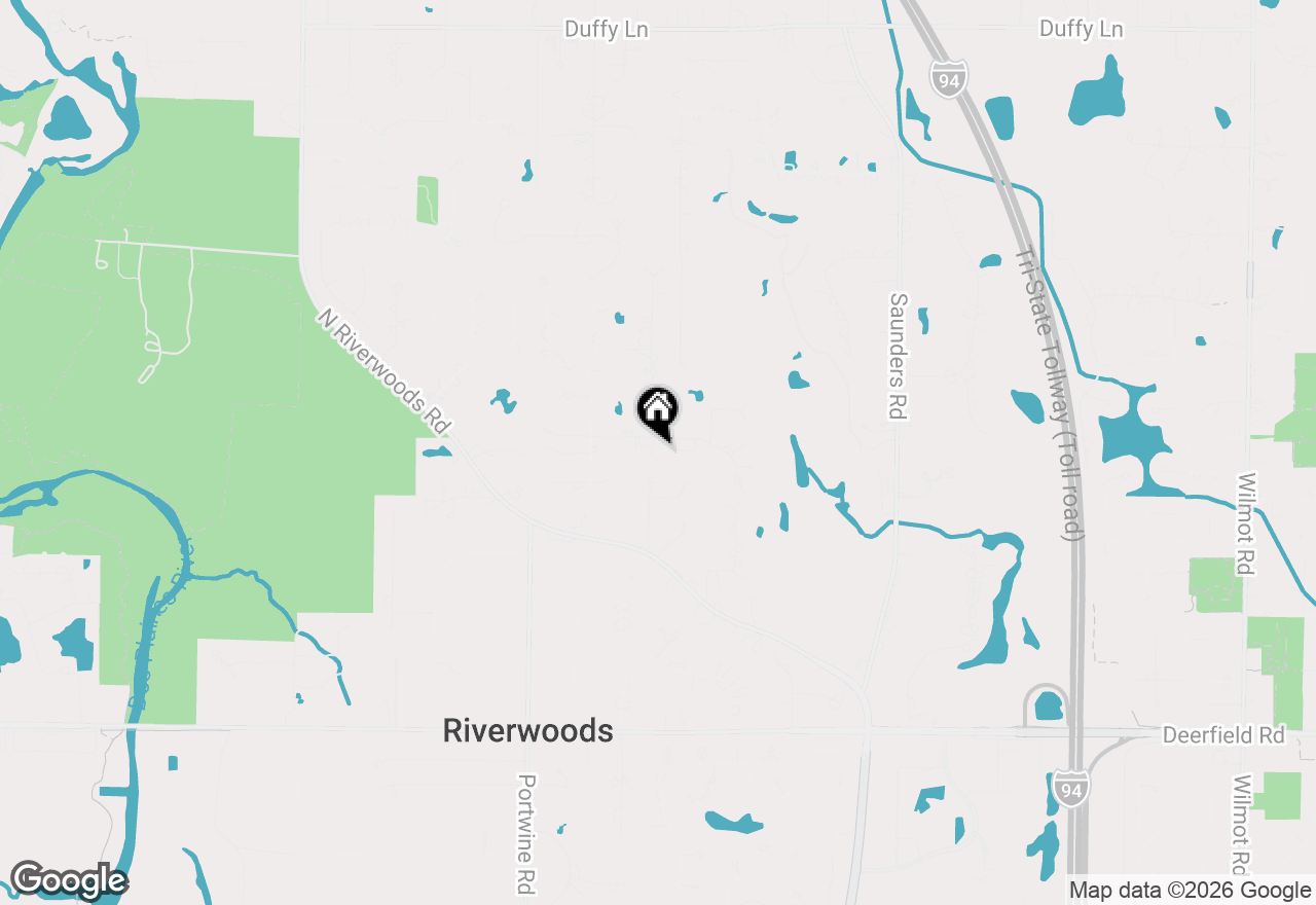 Map of 2655 Crestwood Lane, Riverwoods, IL 60015