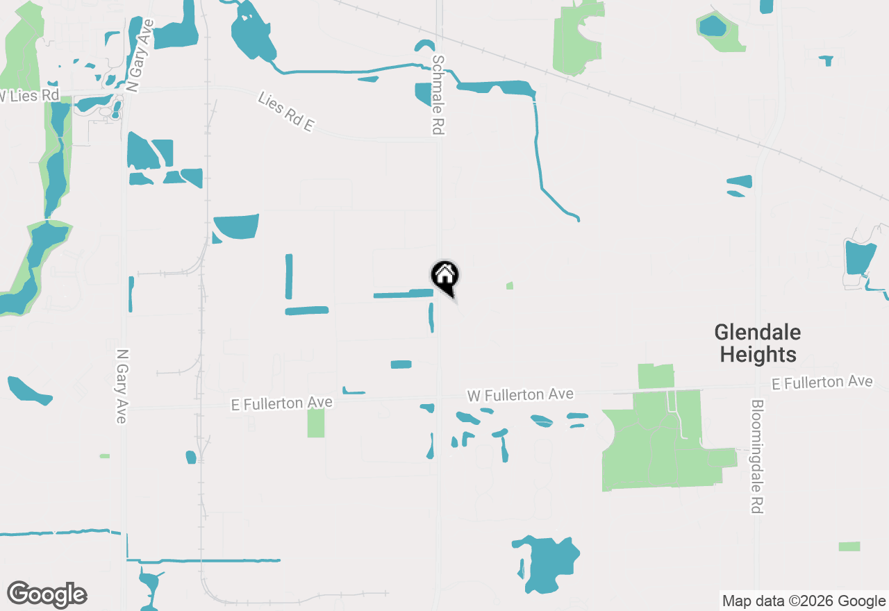 Map of 1713 Schmale Road, Glendale Heights, IL 60139