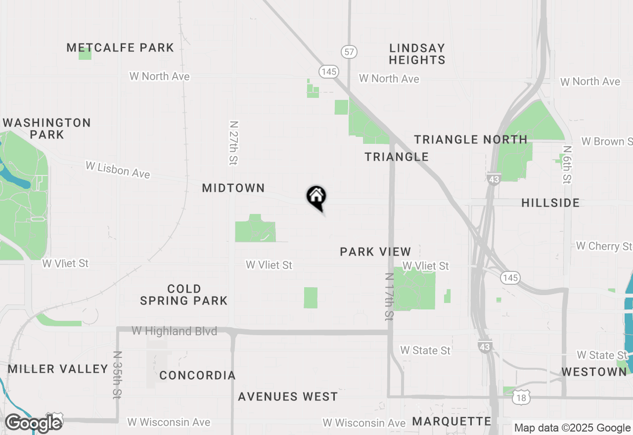 Map of 2200 W Galena St, Milwaukee, WI 53205