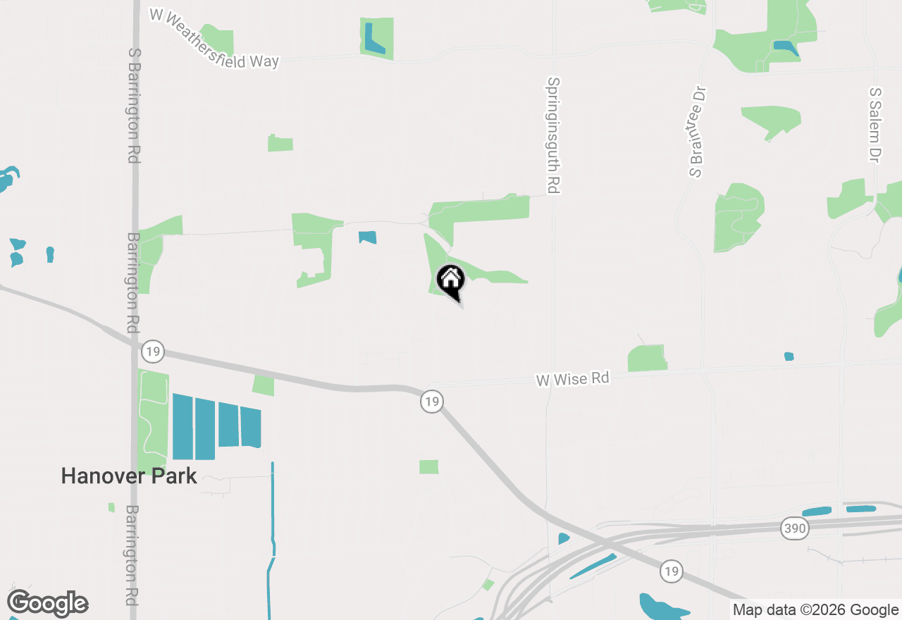Map of 7555 Waterford Drive, Hanover Park, IL 60133