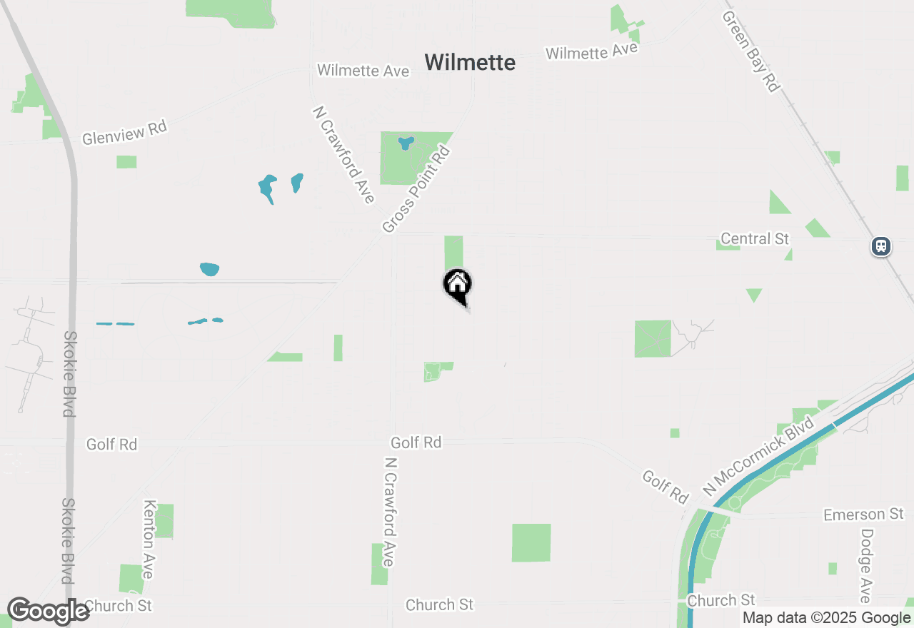 Map of 2412 Hastings Avenue, Evanston, IL 60201