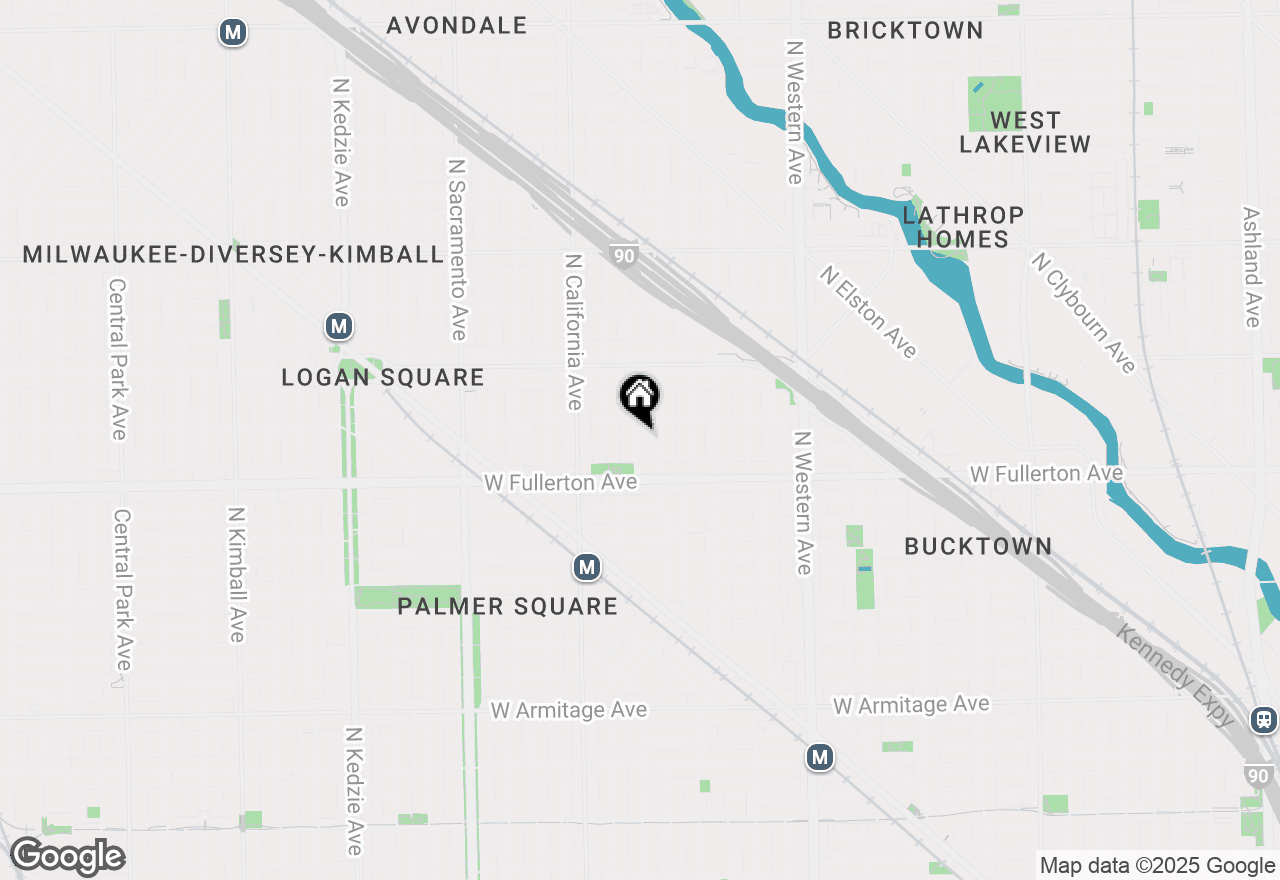 Map of 2441 N Washtenaw Avenue, Chicago, IL 60647