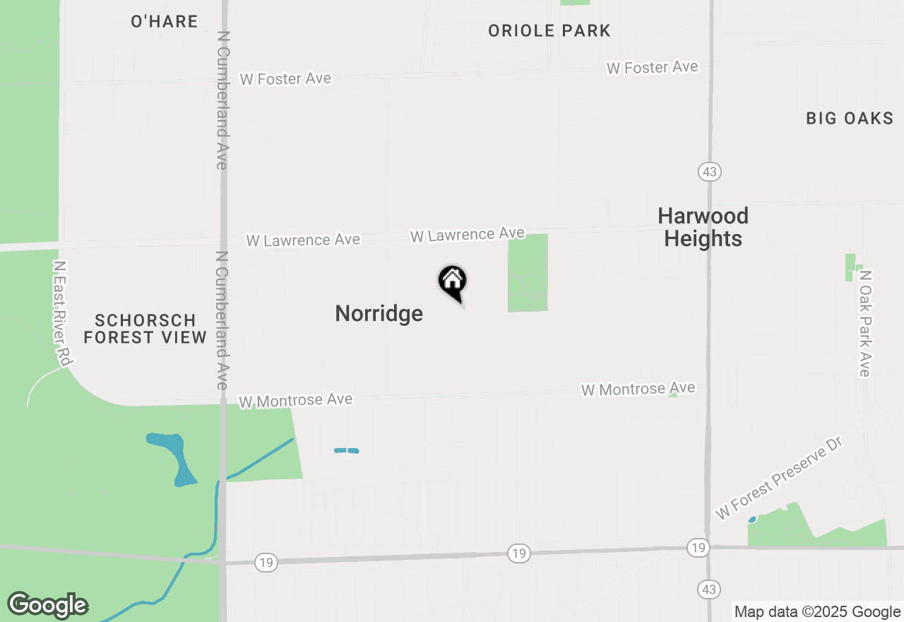 Map of 4601 N Opal Avenue, Norridge, IL 60706