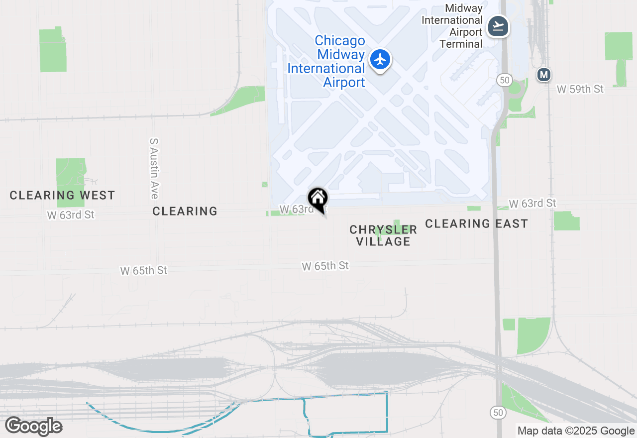 Map of 5416 W 63rd Place, Chicago, IL 60638