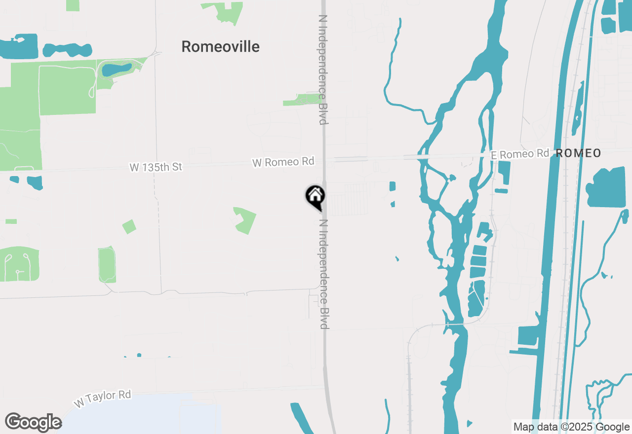 Map of 4 Larsen Circle, Romeoville, IL 60446