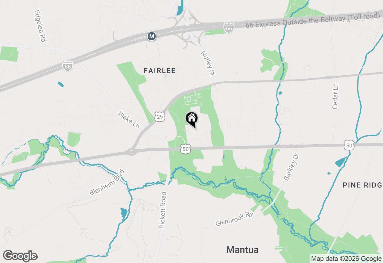 Map of 9311 Marycrest Street, Fairfax, VA 22031