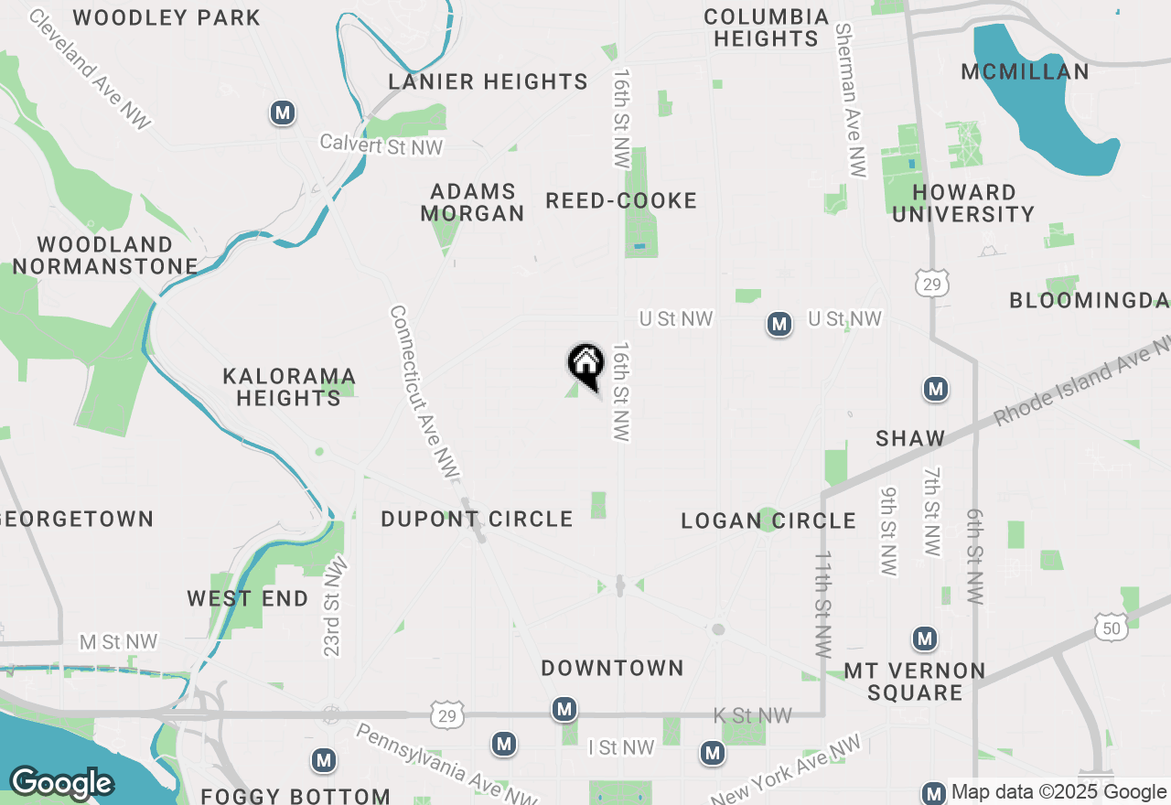 Map of 1634 S Street Nw #6, Washington, DC 20009
