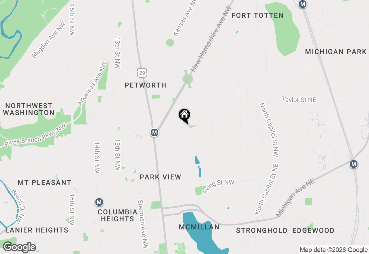 Map of 512 Quincy Street Nw, Washington, DC 20011