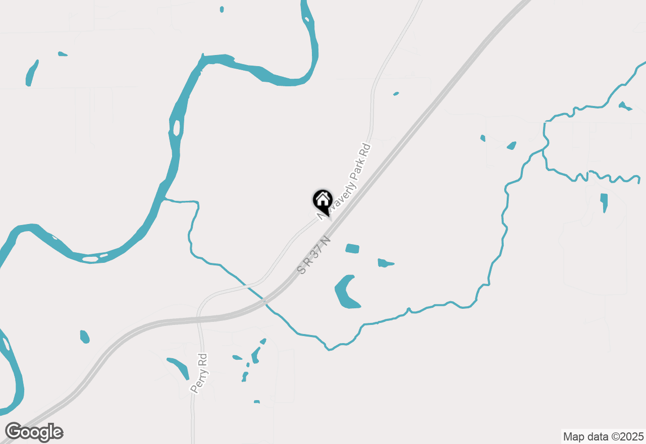 Map of 6585 N Waverly Park Road, Martinsville, IN 46151