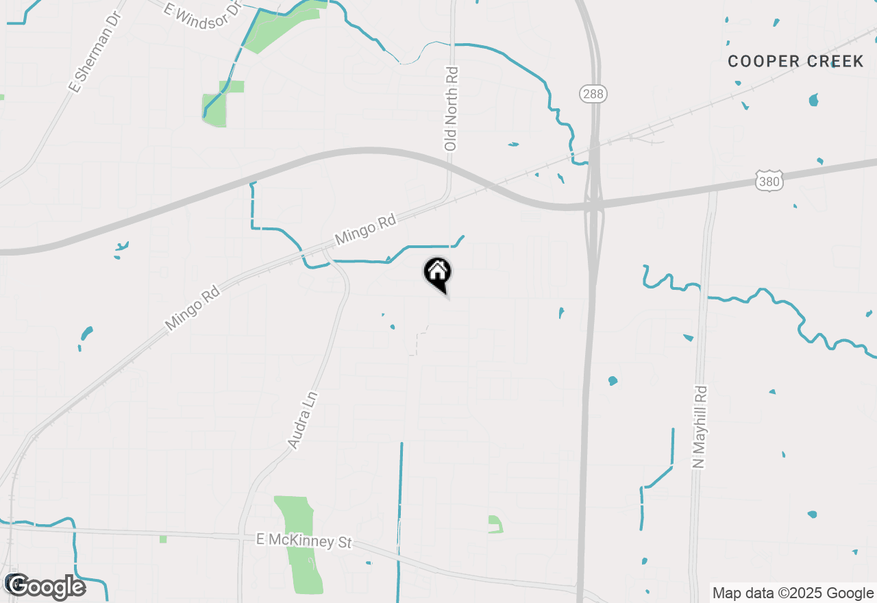 Map of 1700 Audra Lane, Denton, TX 76209