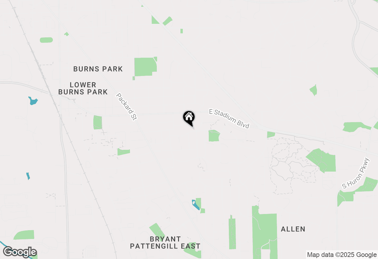 Map of 2712 Brockman Boulevard, Ann Arbor, MI 48104