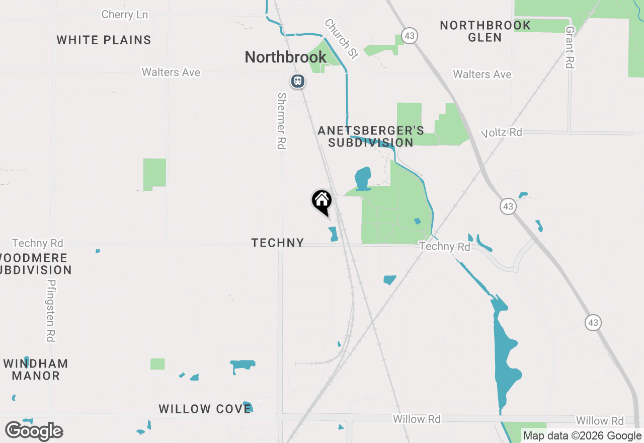 Map of 1944 Kingsley Circle, Northbrook, IL 60062