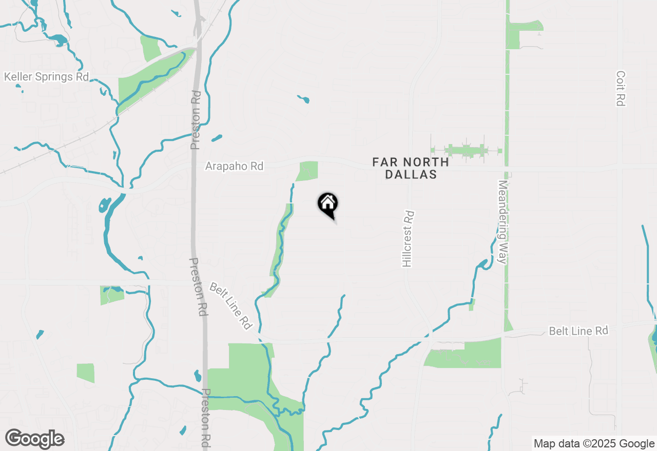 Map of 6732 Hillwood Lane, Dallas, TX 75248