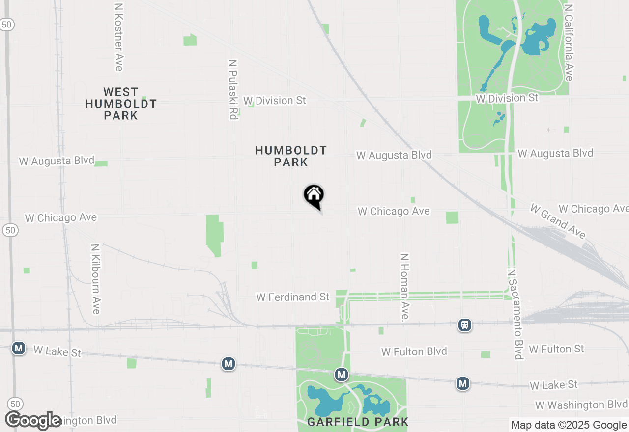 Map of 3711 W Chicago Street, Chicago, IL 60651